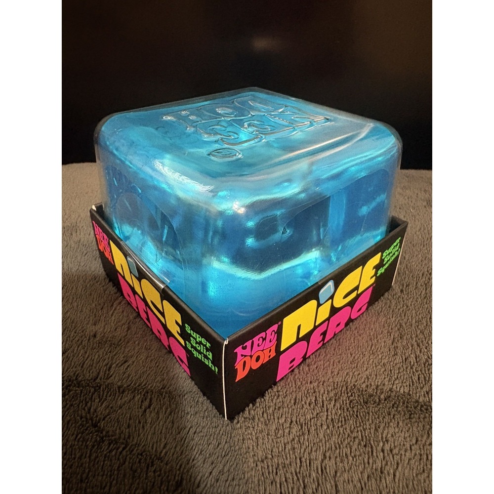 Nee doh Nice Berg Super Solid Squish * BLUE COLOR * AUTHENTIC